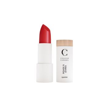 Rouge à lèvres mat biologique - Rouge groseille #122