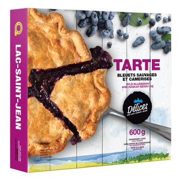 Wild Blueberry and Haskap Berry Pie