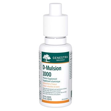 Vitamine D 1000 UI D-Mulsion saveur baies - Système immunitaire