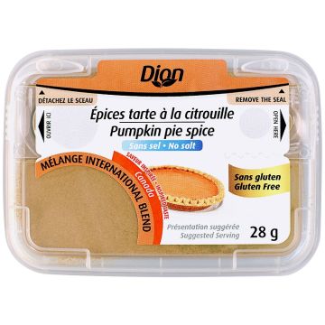 Épices tarte à la citrouille sans sel sans gluten