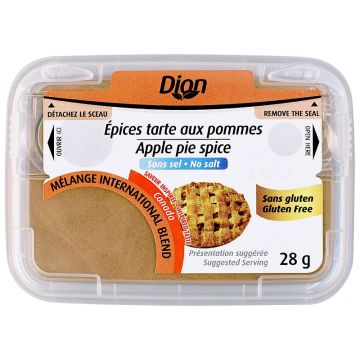 Épices tarte aux pommes sans sel et sans gluten