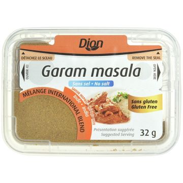 Mélange d'épices Garam Masala sans gluten et sans sel