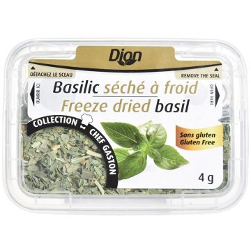 Basilic séché à froid sans gluten