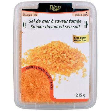Sel de mer à saveur fumée sans gluten