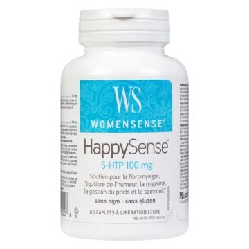 HappySense 5-HTP 100 mg Time Release Caplets - Cognitive Health