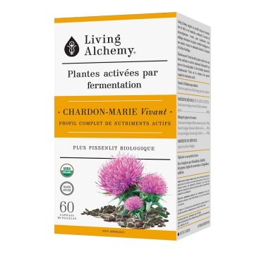 Chardon-marie fermenté biologique 100 mg - Revitalise et renforce le foie