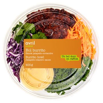 Burrito bowl - Cashew jalapeño sauce