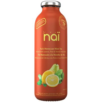 Moroccan Mint Tea - Infused with Lemon, Pear and Monk Fruit juices