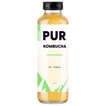 Organic Kombucha - Pineapple and Basil