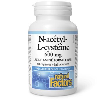 N-Acetyl-L-Cysteine  600 mg Free form Amino Acids - Glutathione Precursor