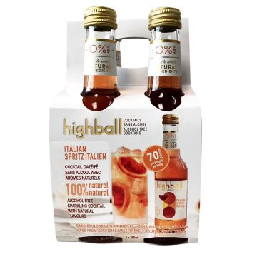 Alcohol-free sparkling cocktail - Italien spritz (Pack of 4 bottles)