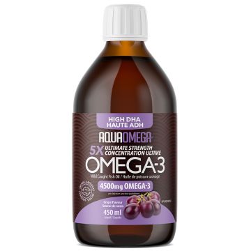 Oméga-3 haute ADH 4500 mg raisin - Acides gras