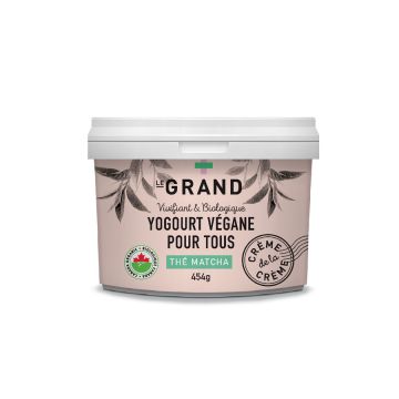 Organic vegan yogurt for all - Matcha tea