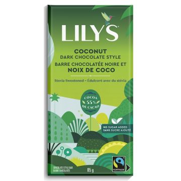 Dark chocolate - 55% coconut style