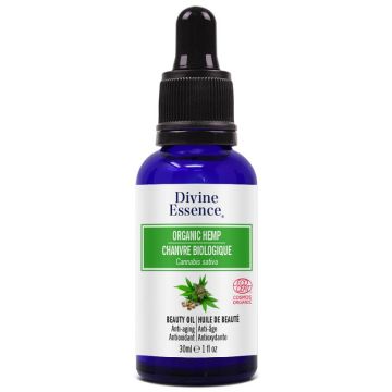 Huile beauté de chanvre biologique
