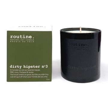 Natural soy candle - Dirty hipster