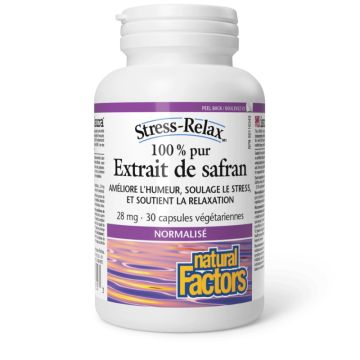 Saffron Extract 100% Pure 28 mg, Stress-Relax - Anxiety and Stress