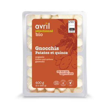 Gnocchis de patates et de quinoa biologiques