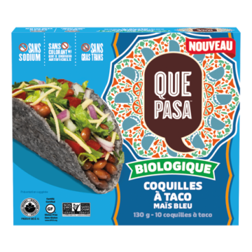 Organic taco shell - Blue corn