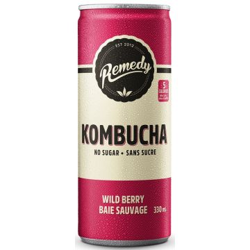 Kombucha Baie sauvage sans sucre biologique