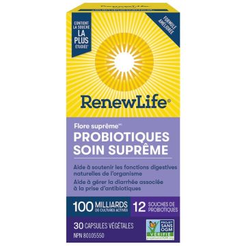 Probiotiques Soin Suprême - Flore suprême 100 Milliards