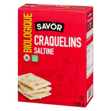 Craquelins biologiques - Saltine  