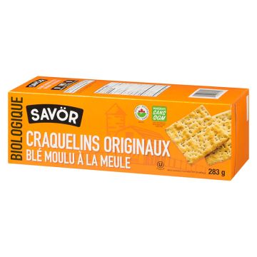 Craquelins biologiques - Originaux blé moulu à la meule