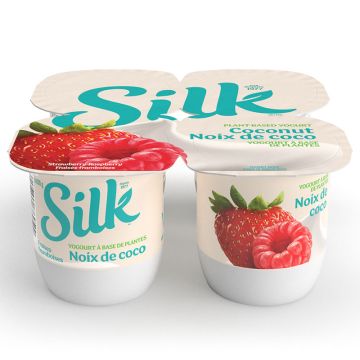 Yogourt végétal noix de coco Fraise framboise