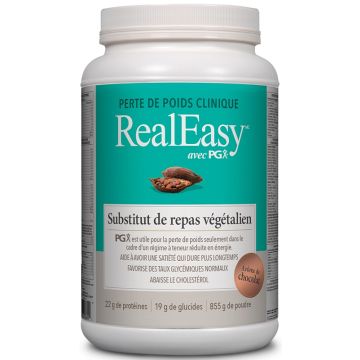 Substitut de repas végétalien RealEasy saveur chocolat - Gestion de poids