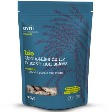 Organic Unsalted Purple Rice Crisps