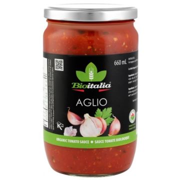 Organic Aglio Tomato Pasta Sauce