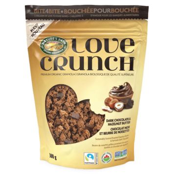 Love crunch organic granola - Dark chocolate and hazelnut butter