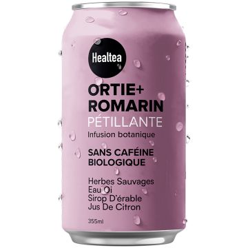 Infusion pétillante ortie et romarin biologique