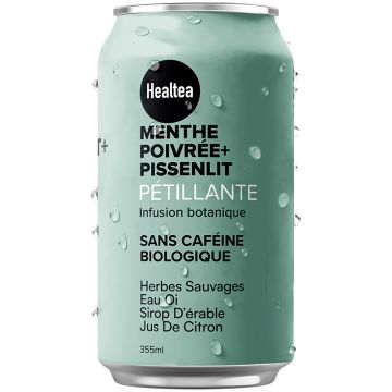 Organic Peppermint and Dandelion Sparkling Infusion