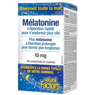 Melatonin Quick Release Plus Timed Release 10 mg - Sleep