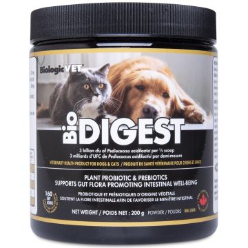 BioDigest pour chiens et chats - Probiotique et prébiotiques d'origine végétale