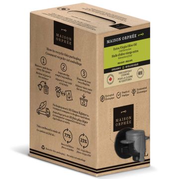 Huile biologique d'olive extra vierge  - Délicate