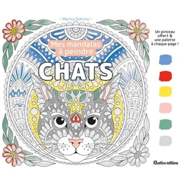Mandalas à peindre: Chats