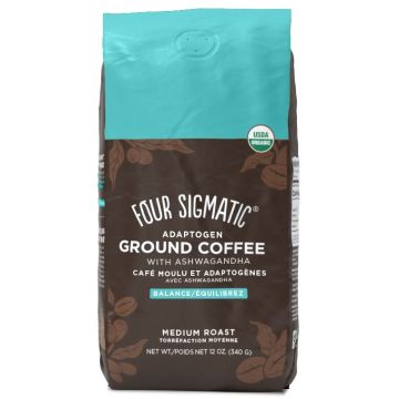 Café moulu et adaptogènes avec Ashwagandha biologique - Équilibre