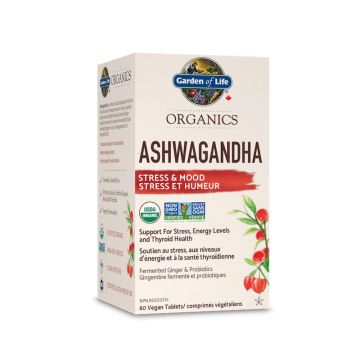 Organics - Organic Ashwagandha Tablets Stress and Mood
