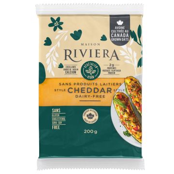 Dairy-free cheeses - Cheddar style block