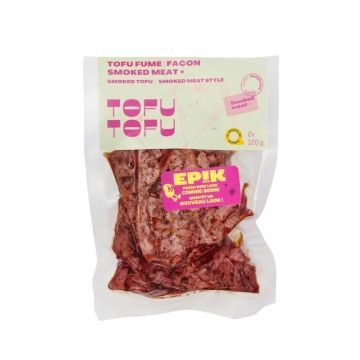 Tofu fumé façon smoked meat  