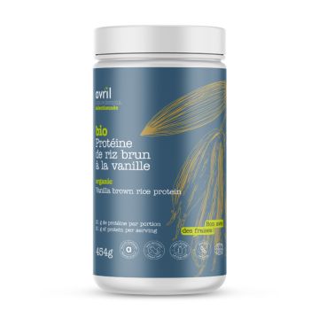 Protéine de riz brun biologique vanille 10 portions