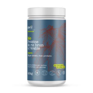 Protéine de riz brun biologique érable 10 portions