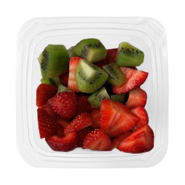 Fruits et légumes biologiques coupés - Fraises et kiwis