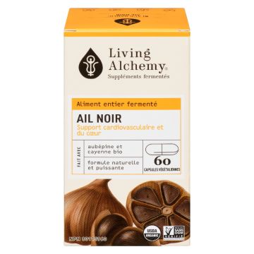 Ail noir fermenté biologique 250 mg - Soutien vasculaire et cardiaque