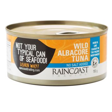 Solid Canned White Tuna (no salt added)