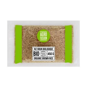 Riz brun à grain long biologique