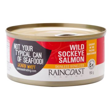 Saumon rouge sockeye en conserve sans peau ni arêtes