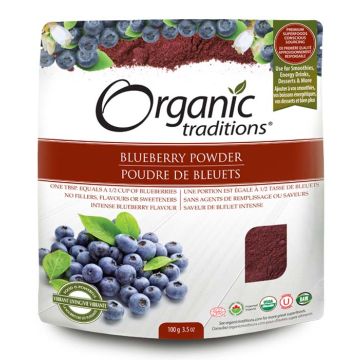 Fruits et noix - Poudre de bleuets